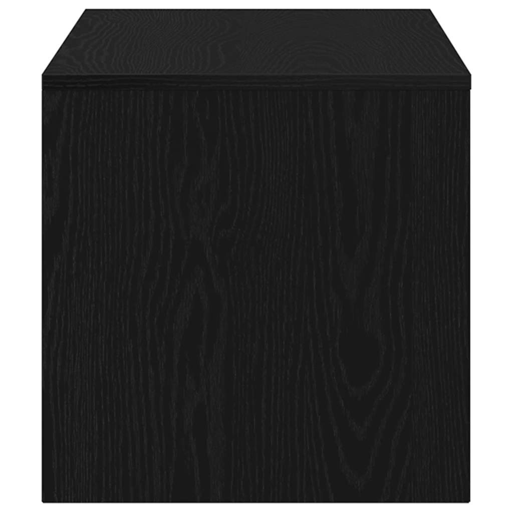 TV Cabinet Black Oak 100x40x40 cm Engineered Wood