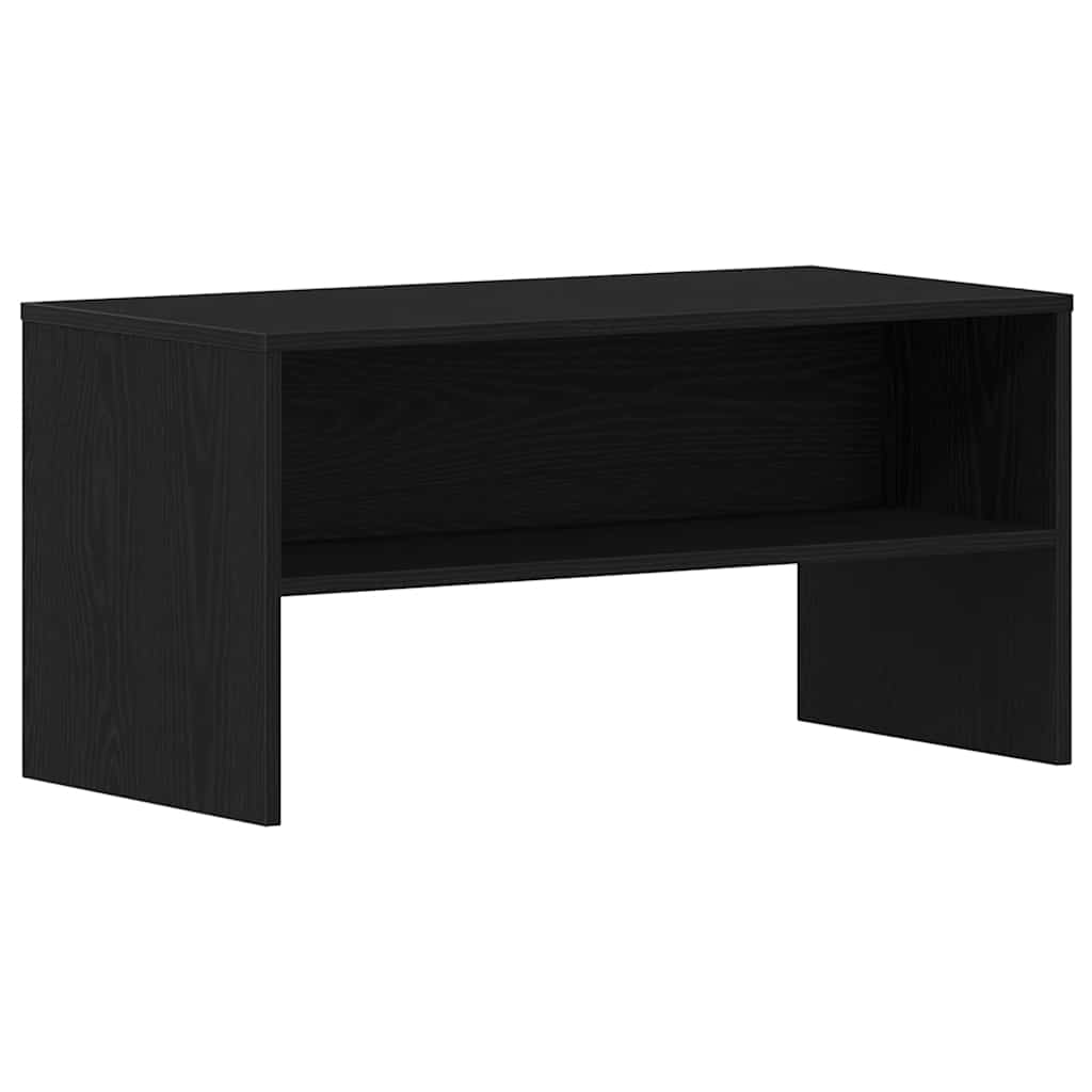 TV Cabinet Black Oak 80x40x40 cm Engineered Wood
