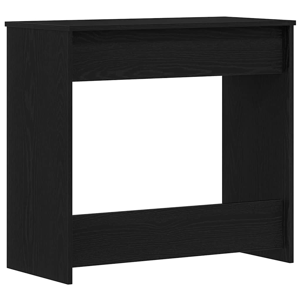 Desk Black oak 80 x 40 x 75 cm Engineered wood