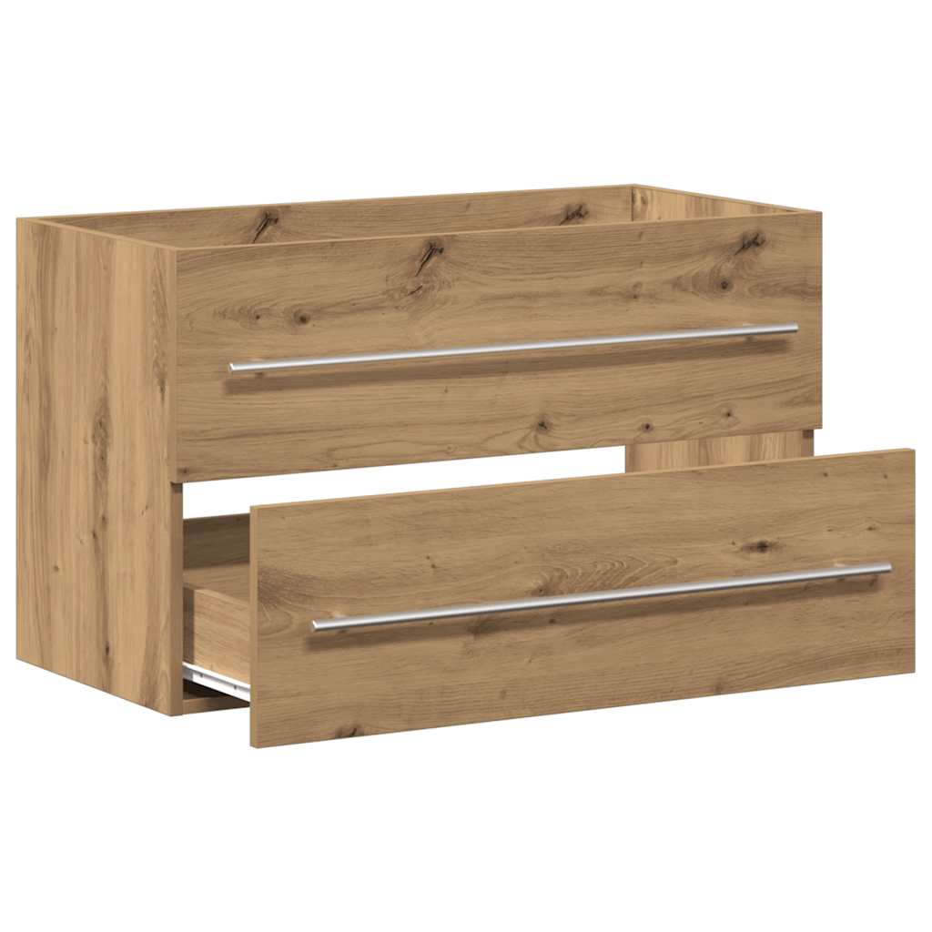 Bathroom Sink Cabinet Artisan Oak 80x38.5x48 cm Engineered Wood