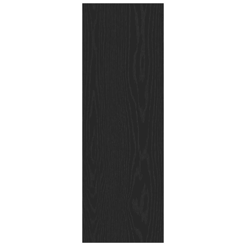 Wall TV Cabinet Black oak 30.5 x 30 x 90 cm Engineered wood
