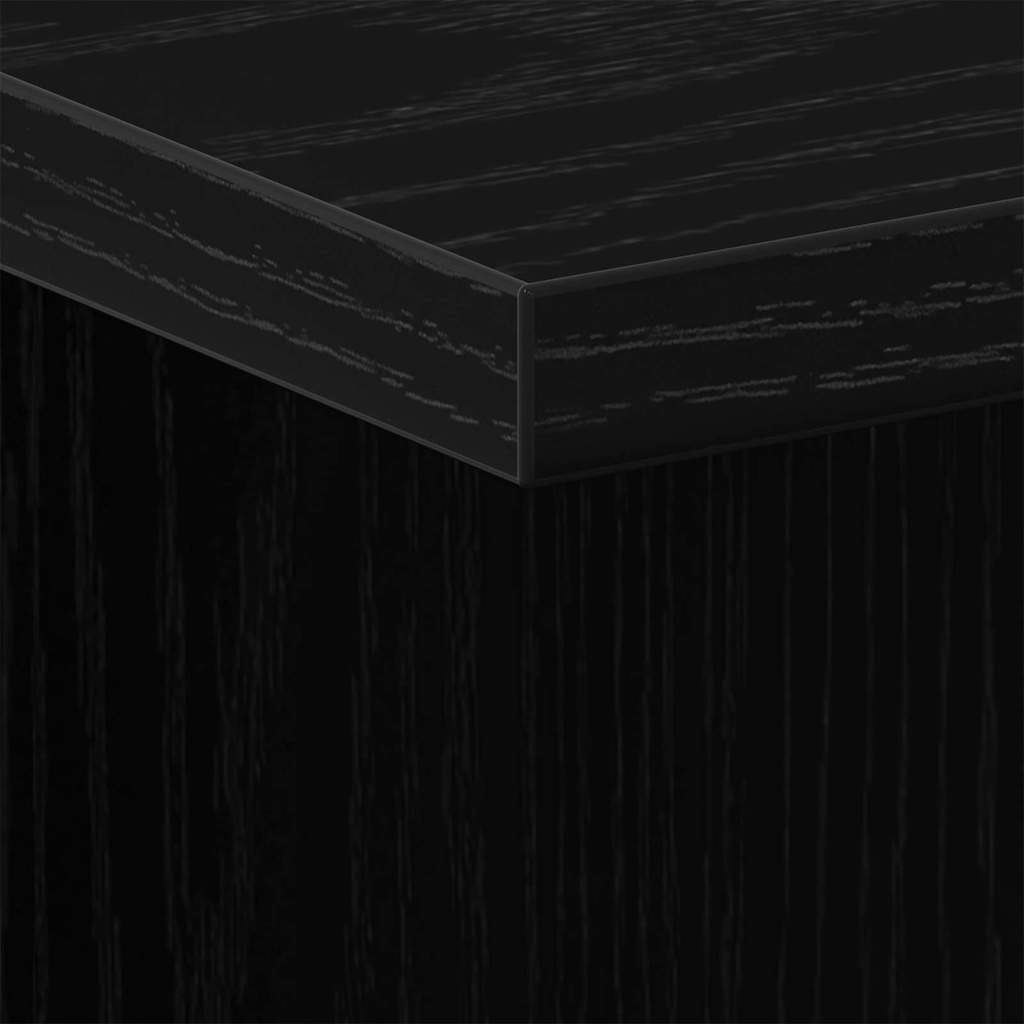 Bedside Cabinet 2 pcs Black oak 35 x 35 x 55 cm Engineered wood