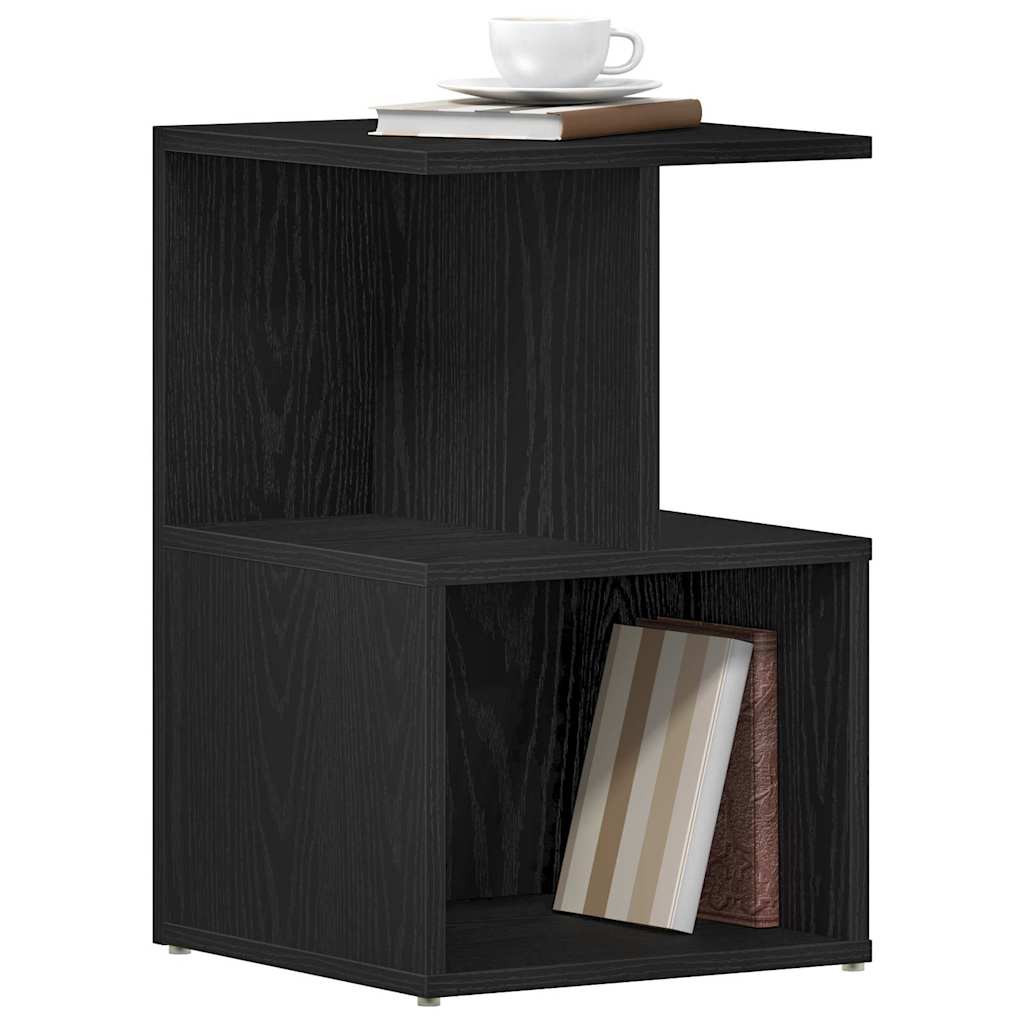 Bedside Cabinet 2 pcs Black oak 35 x 35 x 55 cm Engineered wood