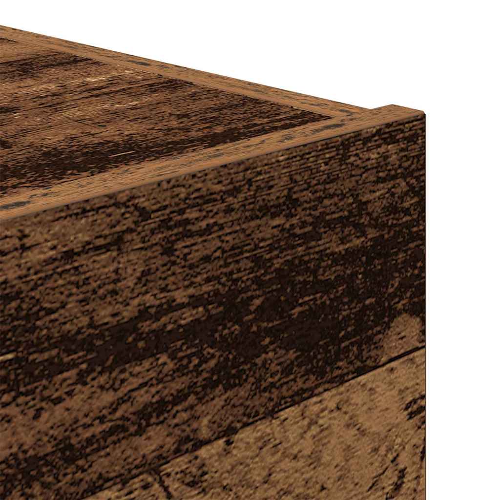 Bedside Cabinet with Drawer with Old Wood 45 x 40 x 55 cm