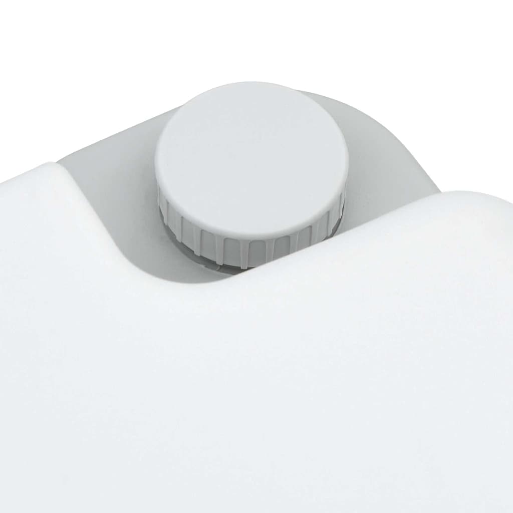 Portable Camping Toilet Grey 41.5 x 36.5 x 30 cm