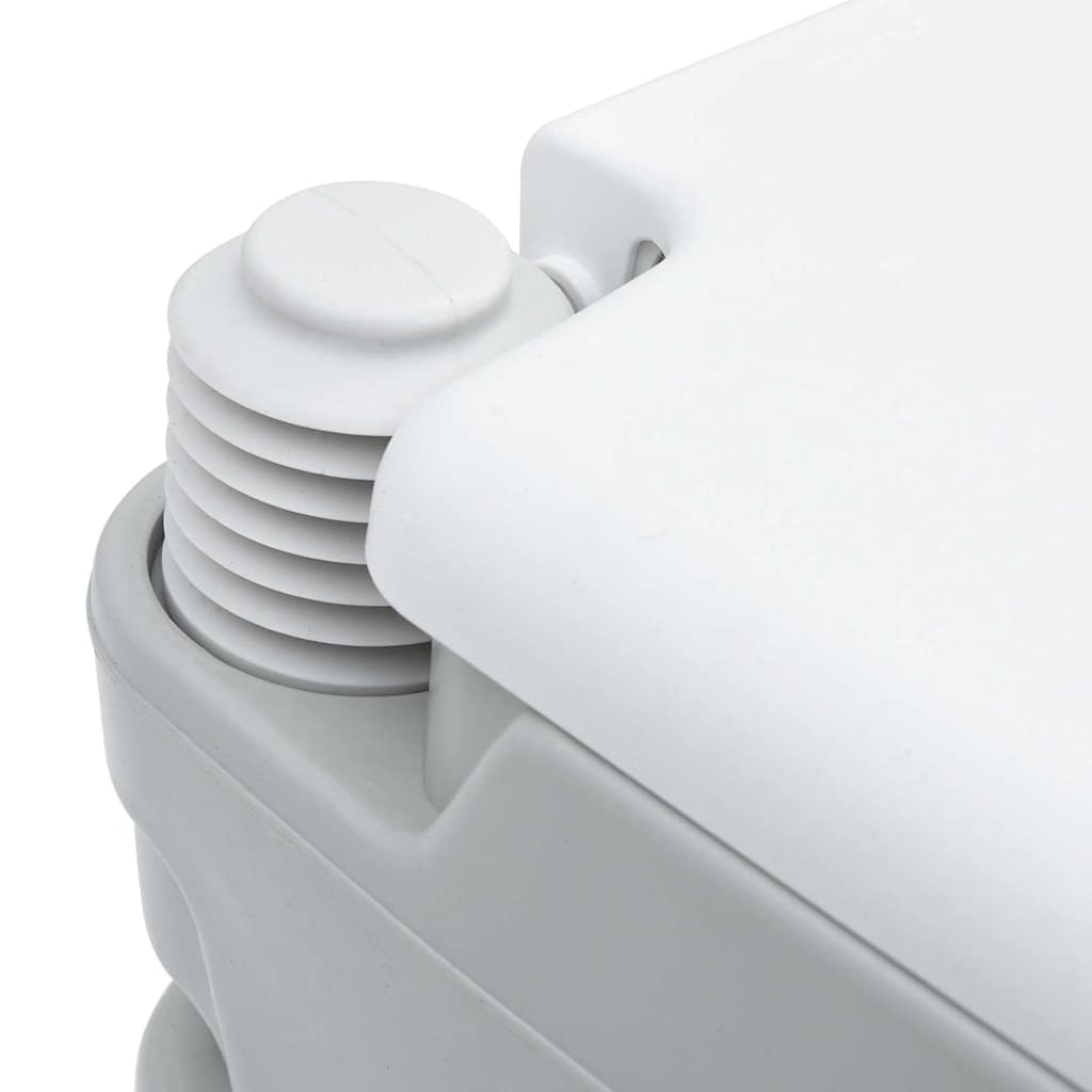 Portable Camping Toilet Grey 41.5 x 36.5 x 30 cm
