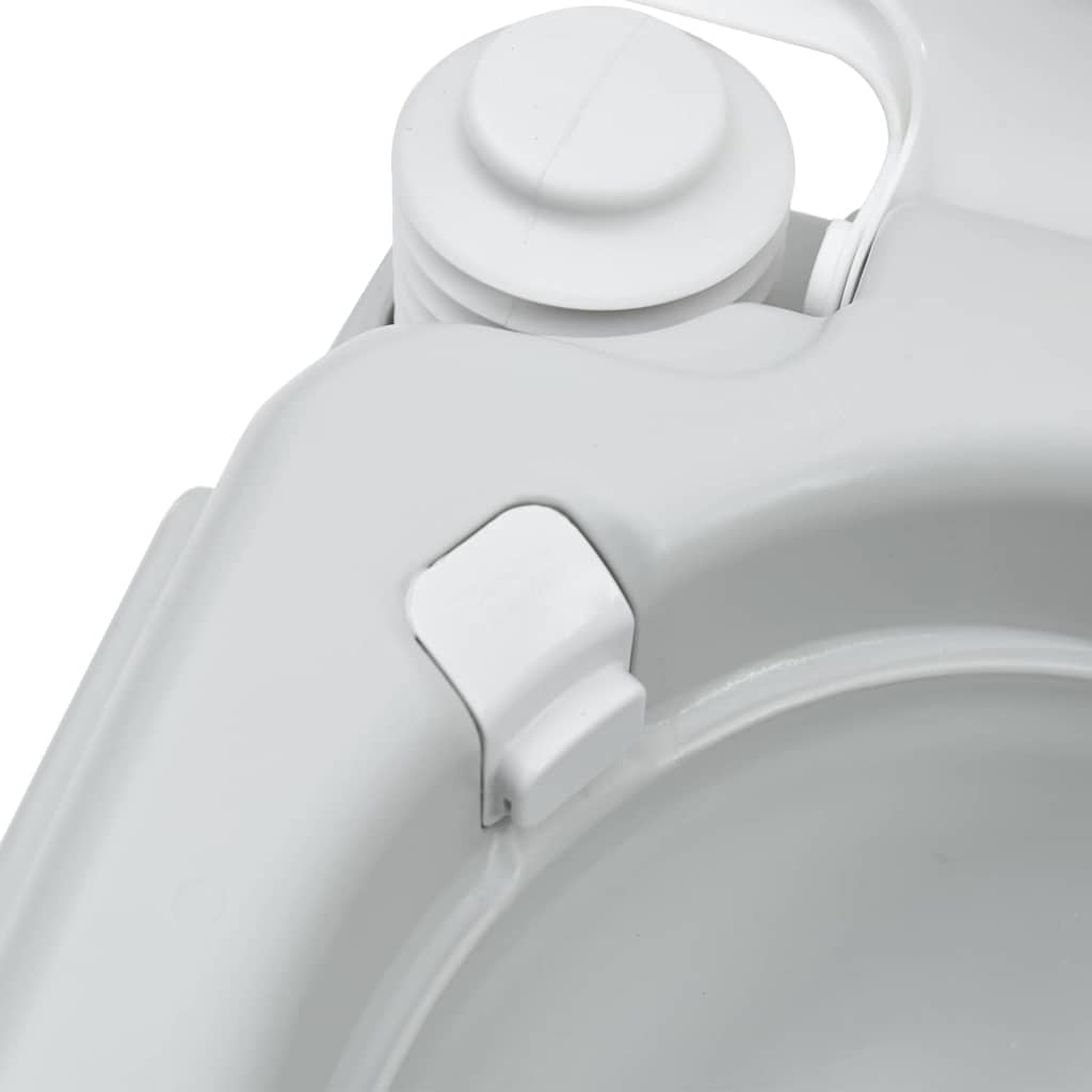 Portable Camping Toilet Grey 41.5 x 36.5 x 30 cm