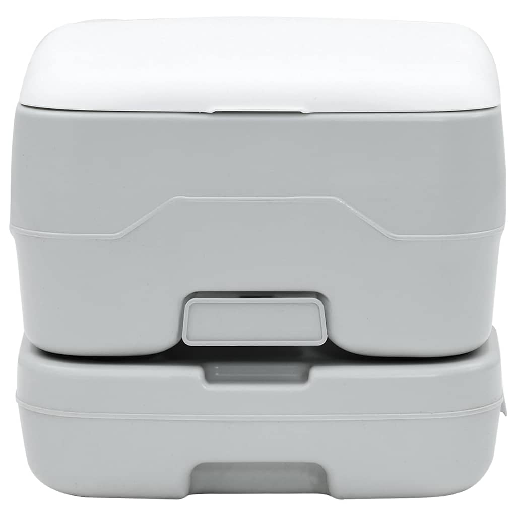 Portable Camping Toilet Grey 41.5 x 36.5 x 30 cm