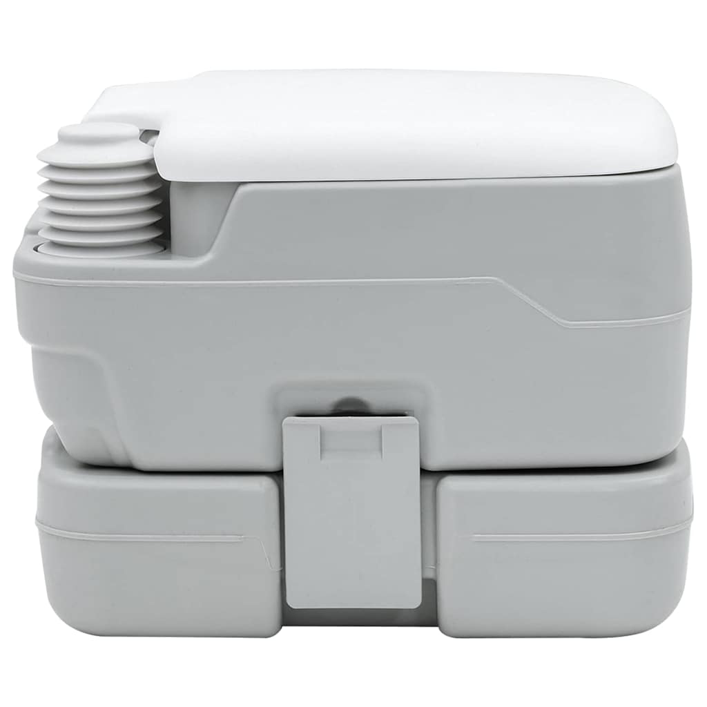 Portable Camping Toilet Grey 41.5 x 36.5 x 30 cm