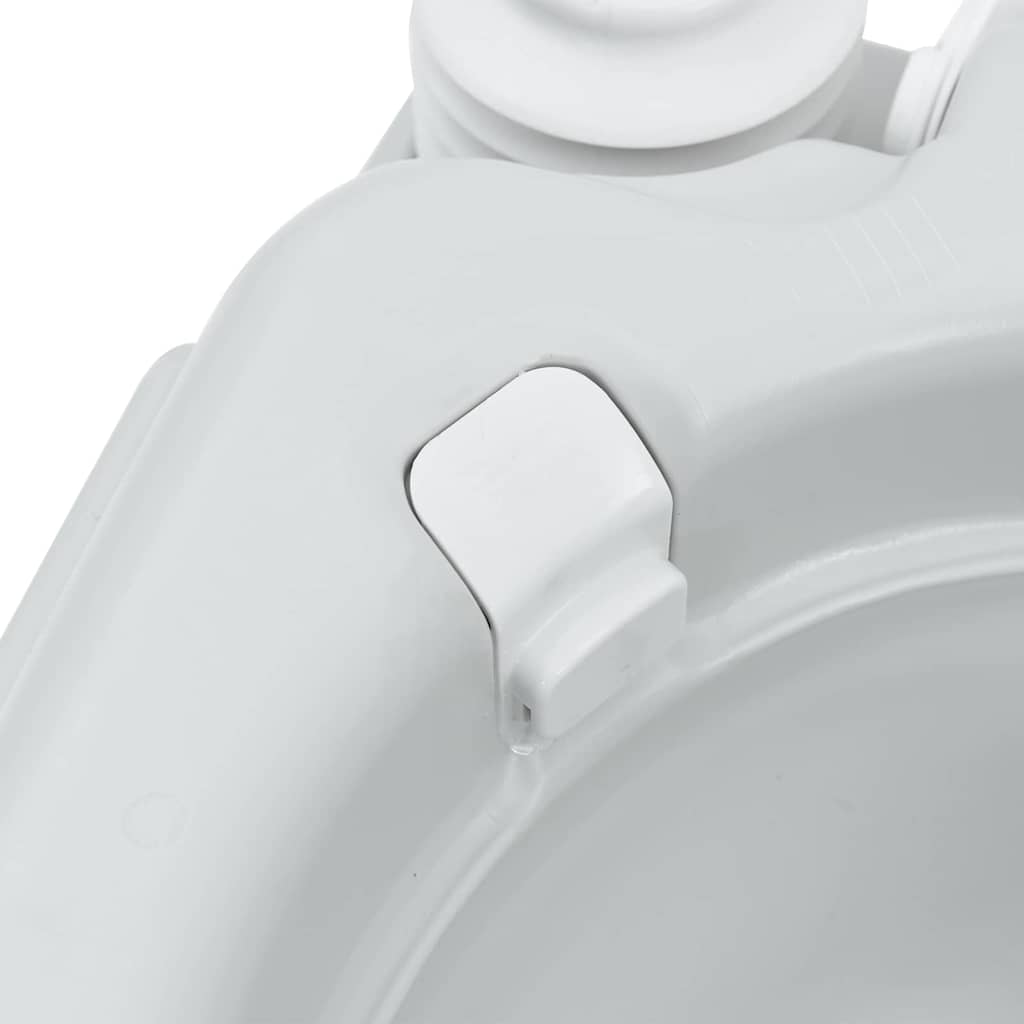 Portable Camping Toilet Grey 41.5 x 36.5 x 42 cm
