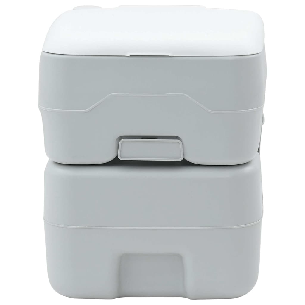 Portable Camping Toilet Grey 41.5 x 36.5 x 42 cm