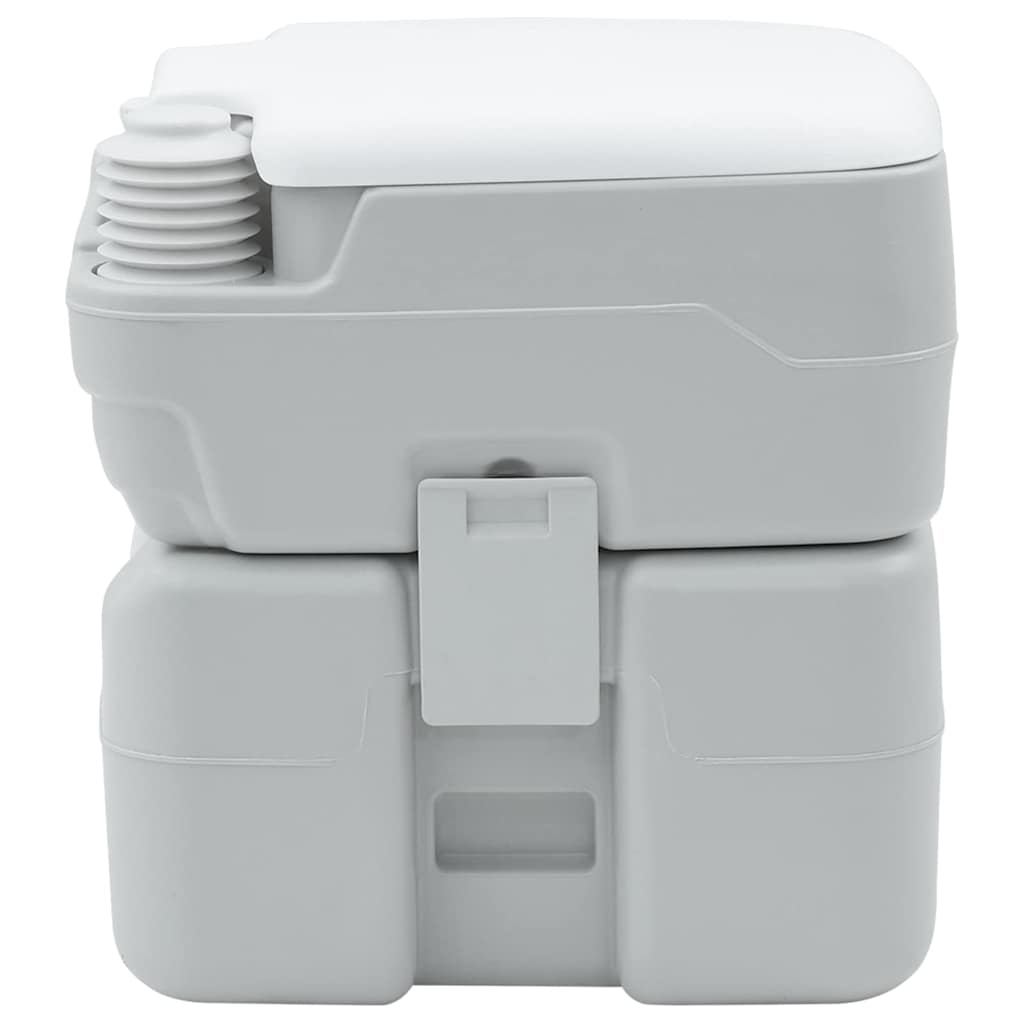 Portable Camping Toilet Grey 41.5 x 36.5 x 42 cm