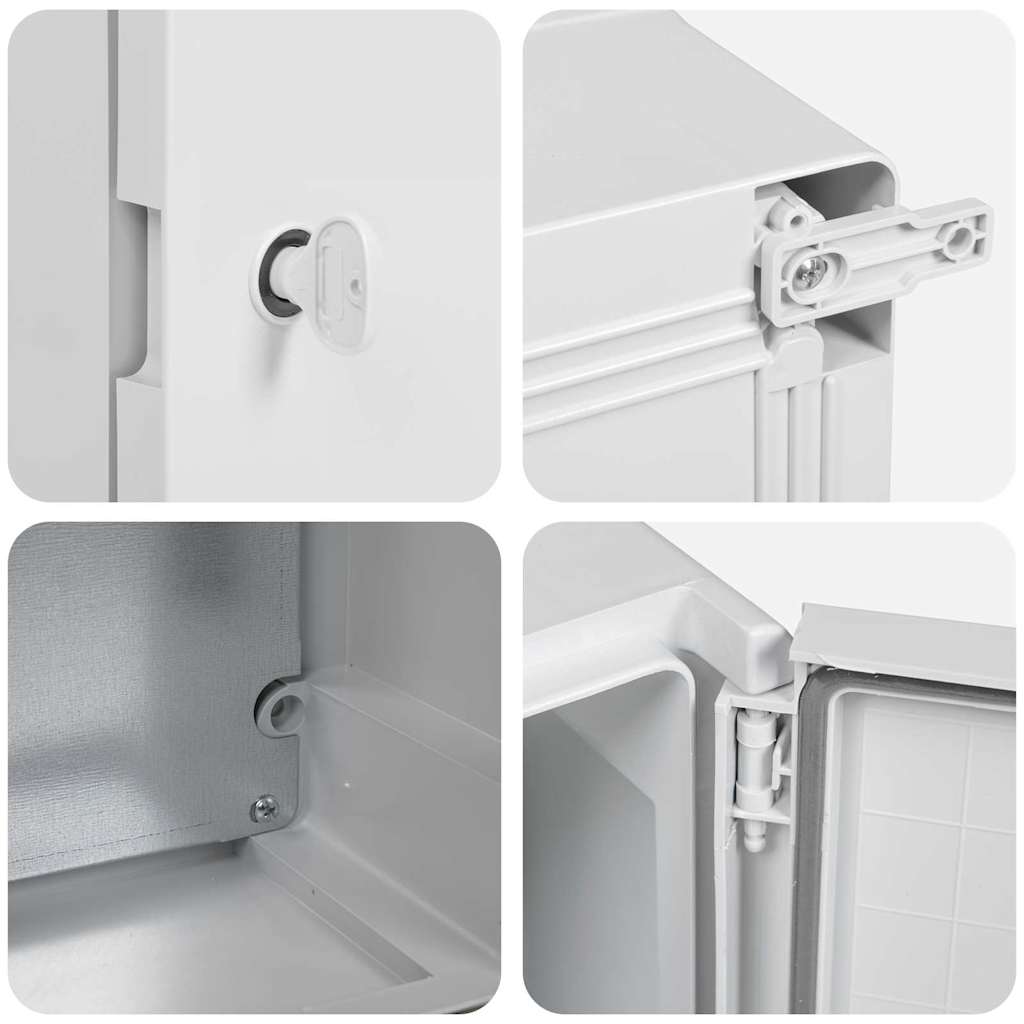 Control Cabinet Grey 18 x 13 x 24 cm ABS Plastic