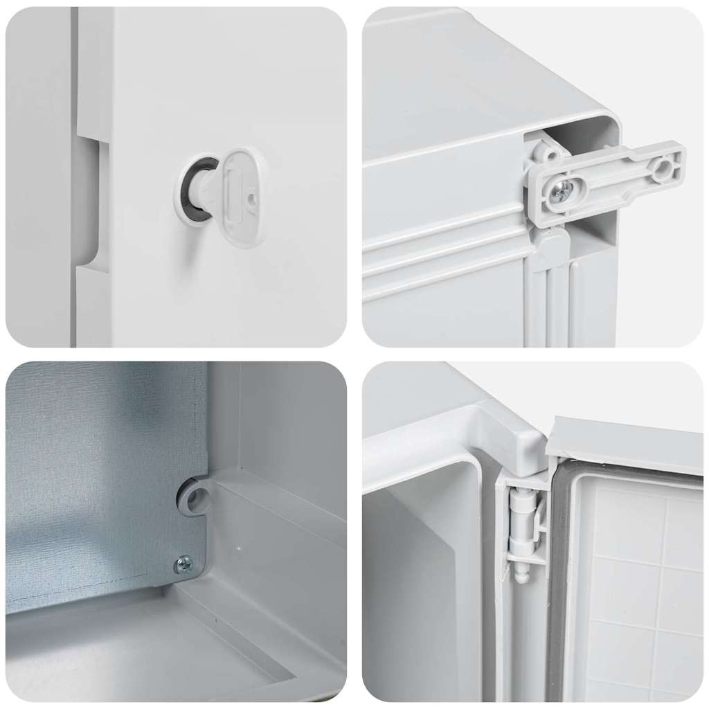 Control Cabinet Grey 21 x 13 x 28 cm ABS Plastic