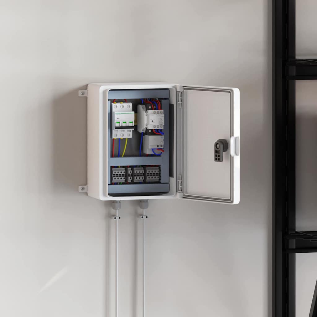 Control Cabinet Grey 21 x 13 x 28 cm ABS Plastic