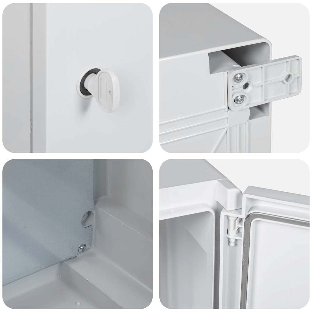 Control Cabinet Grey 25 x 13 x 30 cm ABS Plastic