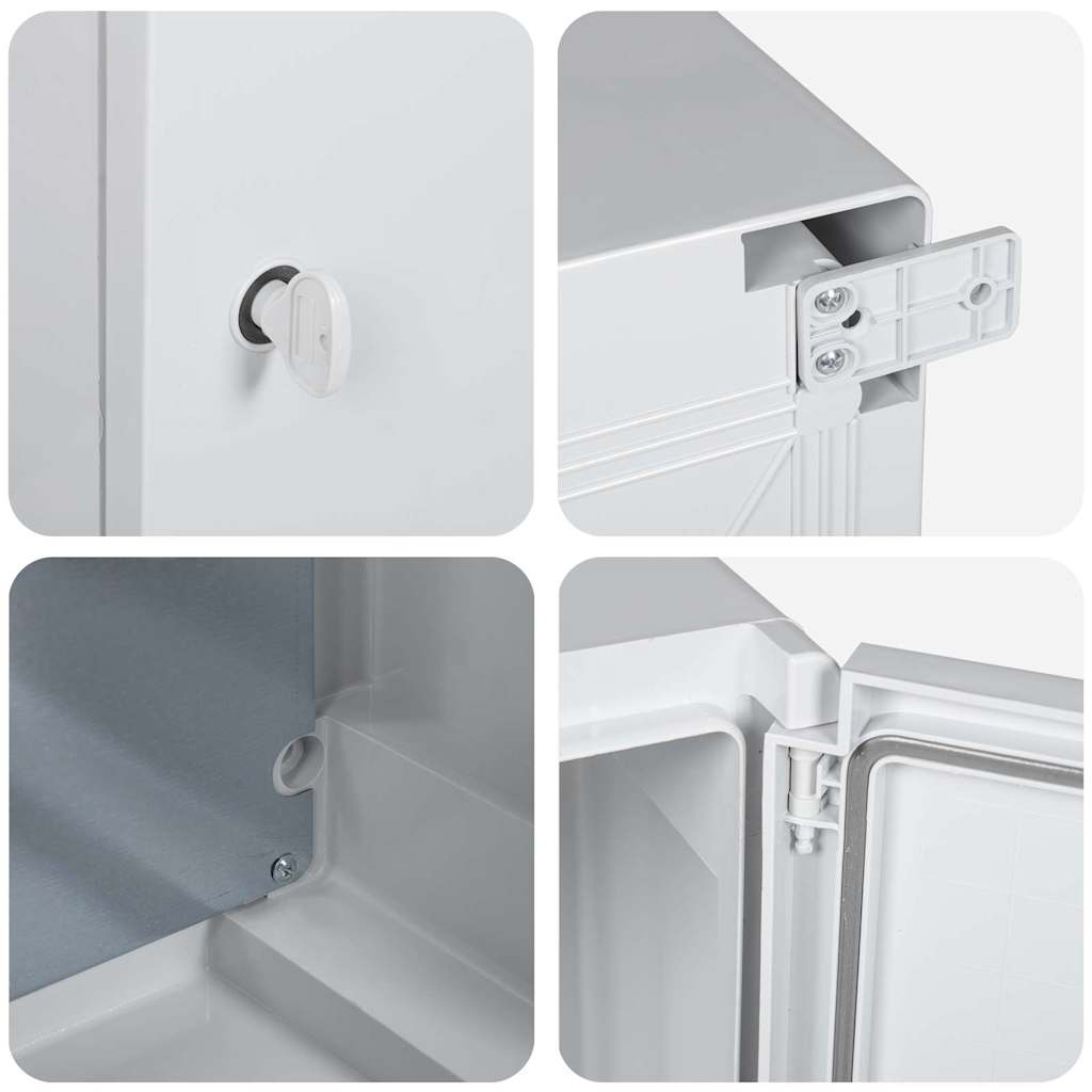 Control Cabinet Grey 40 x 20 x 60 cm ABS Plastic