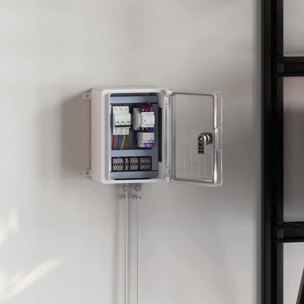 Control Cabinet Grey 18 x 13 x 24 cm ABS Plastic