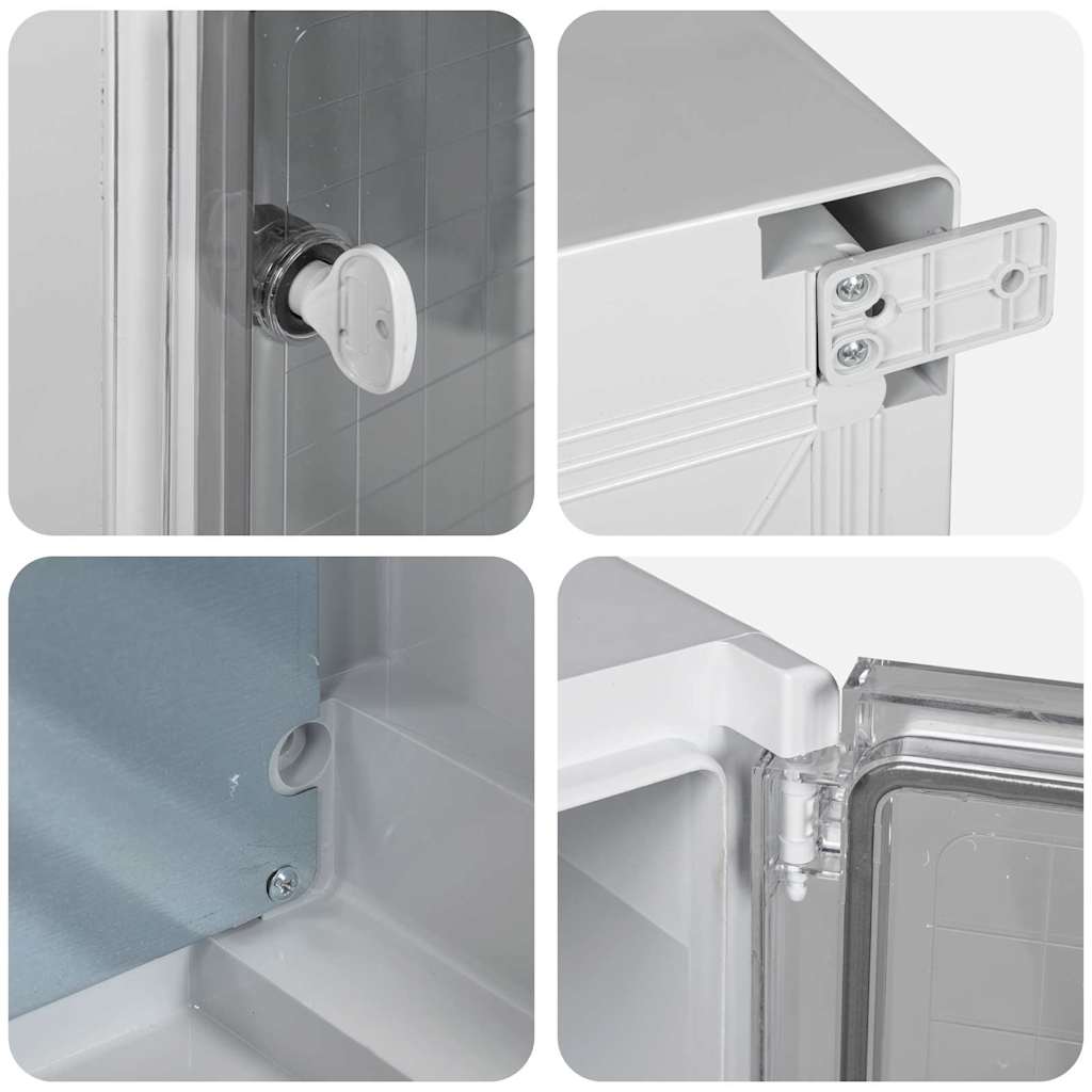 Control Cabinet Grey 25 x 13 x 30 cm ABS Plastic