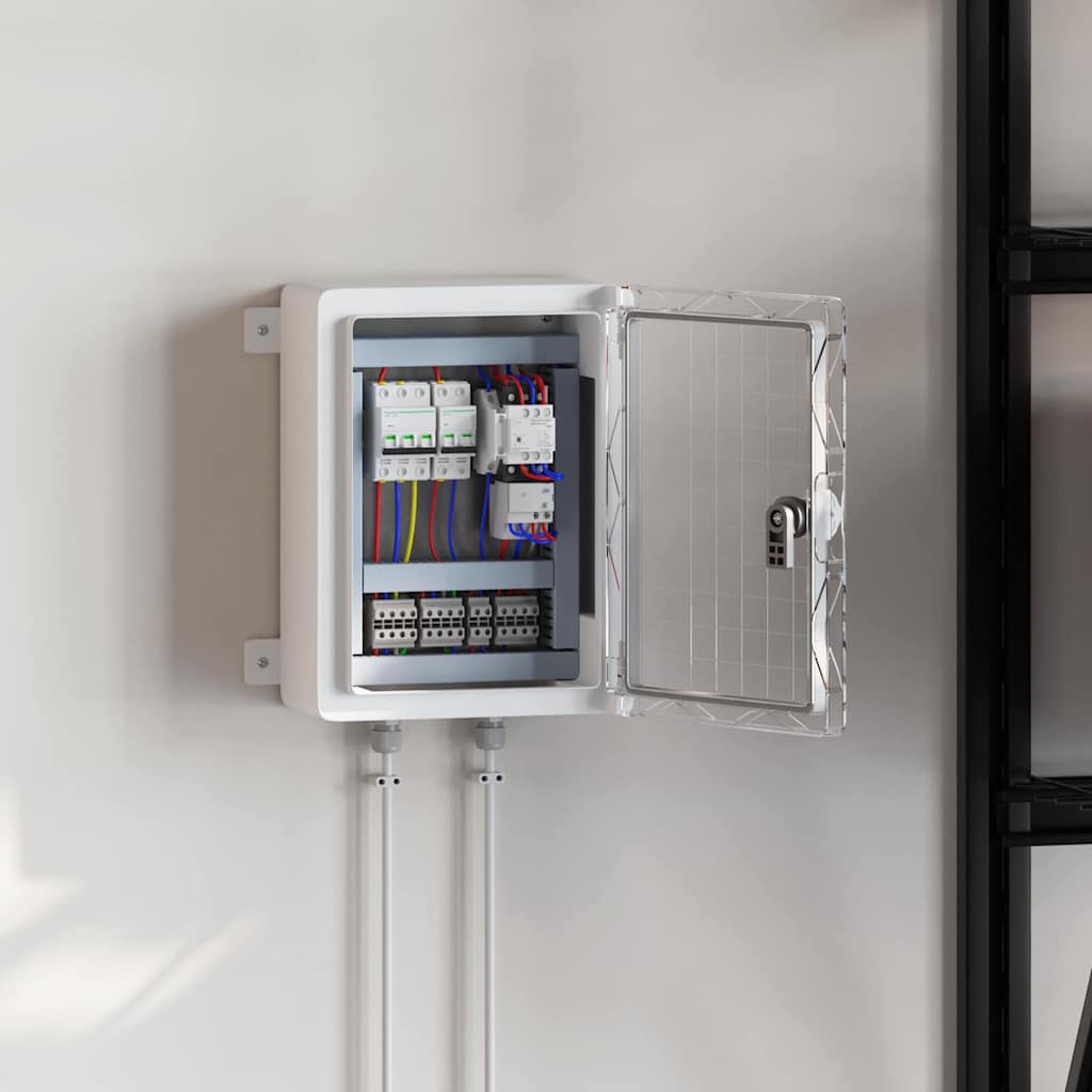 Control Cabinet Grey 25 x 13 x 33 cm ABS Plastic