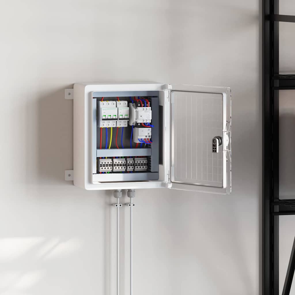 Control Cabinet Grey 30 x 16.5 x 35 cm ABS Plastic