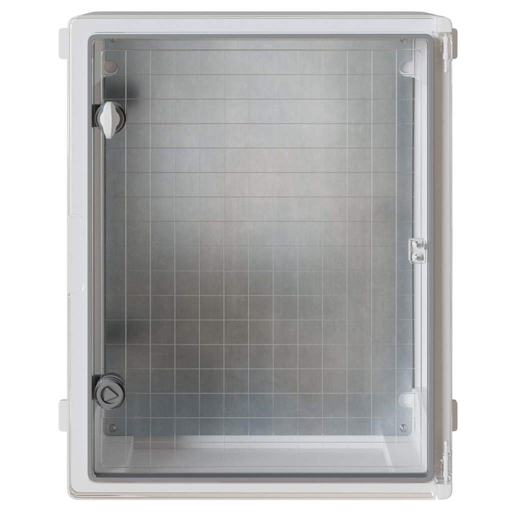 Control Cabinet Grey 40 x 17.5 x 50 cm ABS Plastic