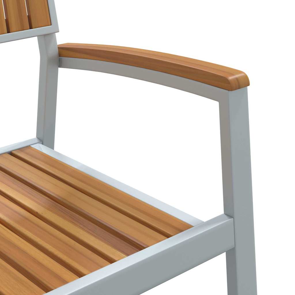 Garden Chair 4 pcs Brown 56 x 57 x 87cm Solid Acacia wood