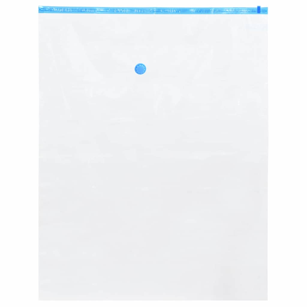 Vacuum Storage Bags 50 pcs Transparent and blue 130 x 100 cm