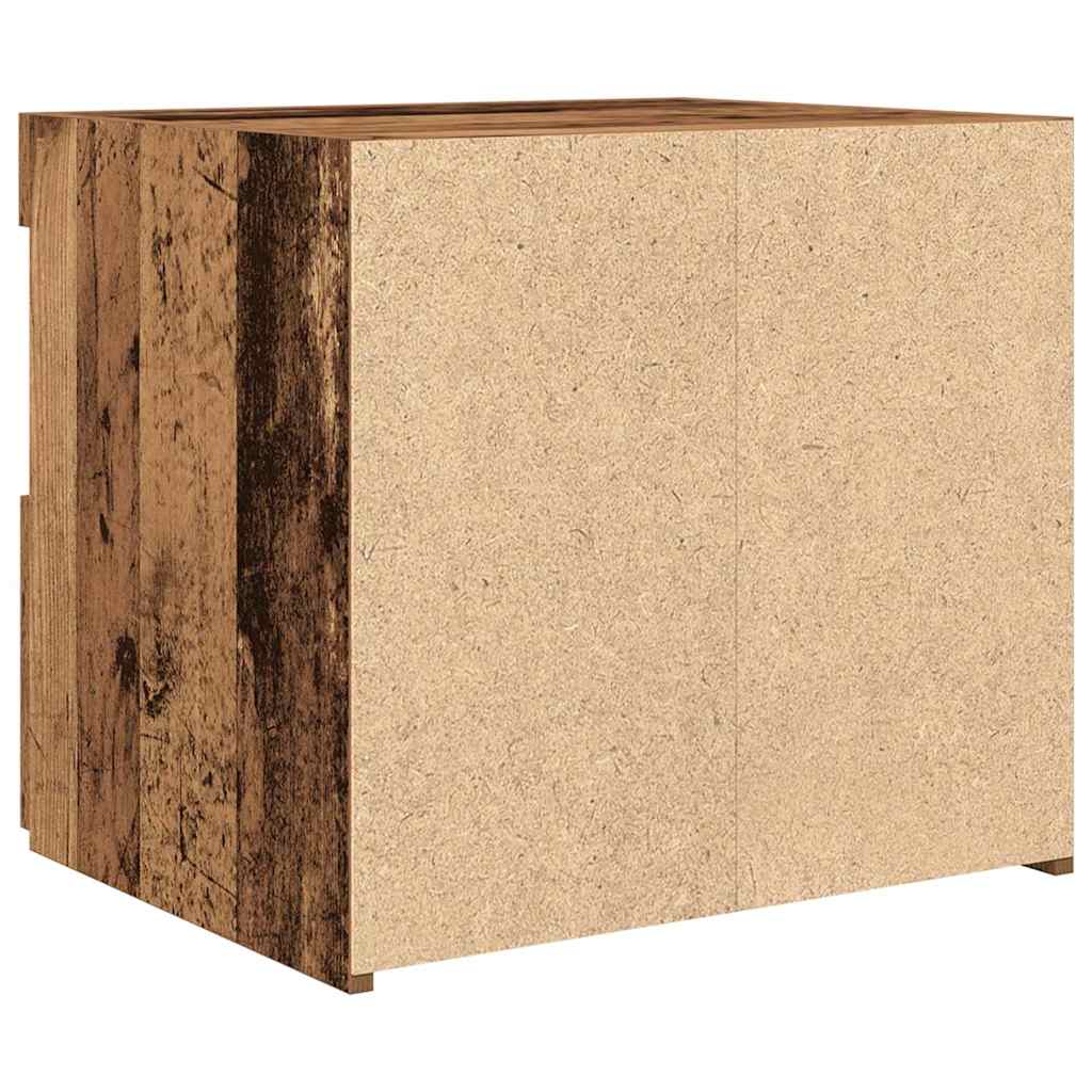 Bedside Cabinet Old wood 50 x 40 x 45 cm Engineered wood