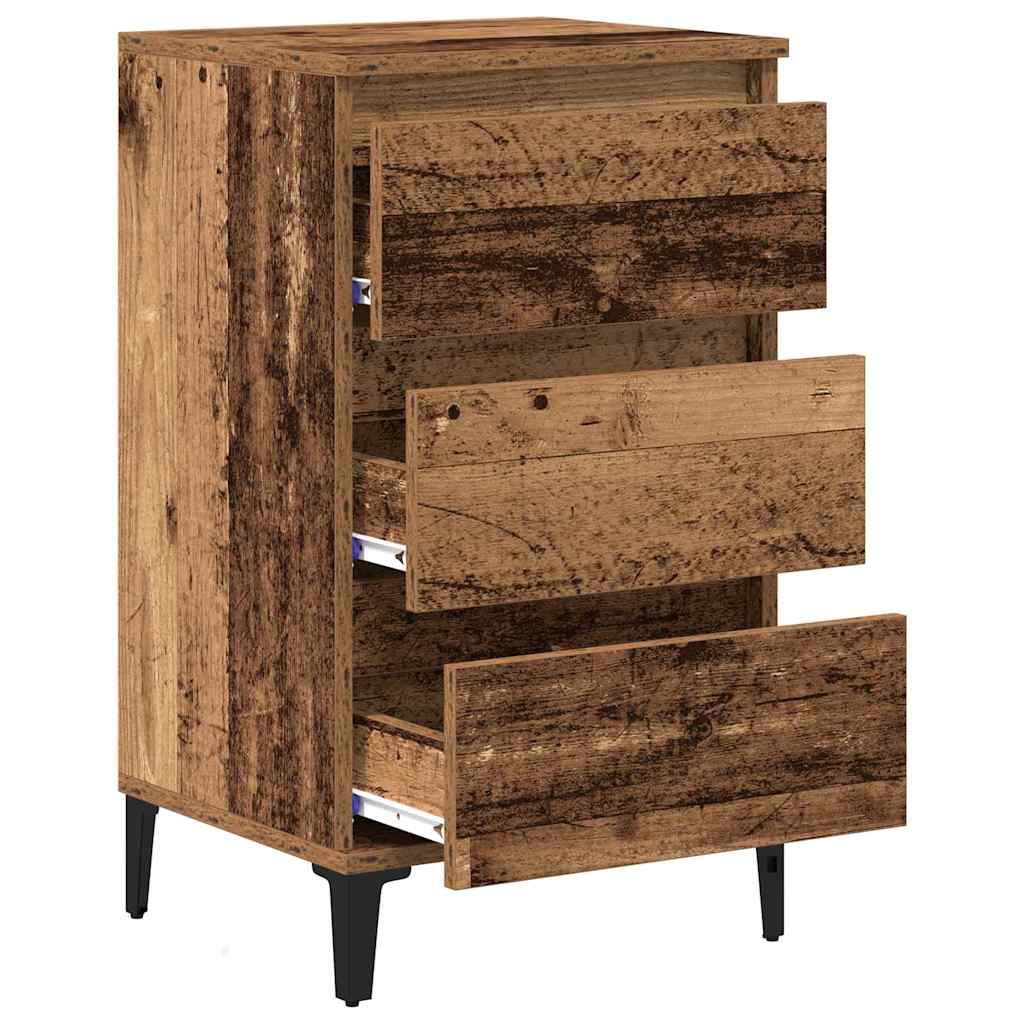 Bedside Cabinet Old Wood 40 x 35 x 70 cm Engineered wood