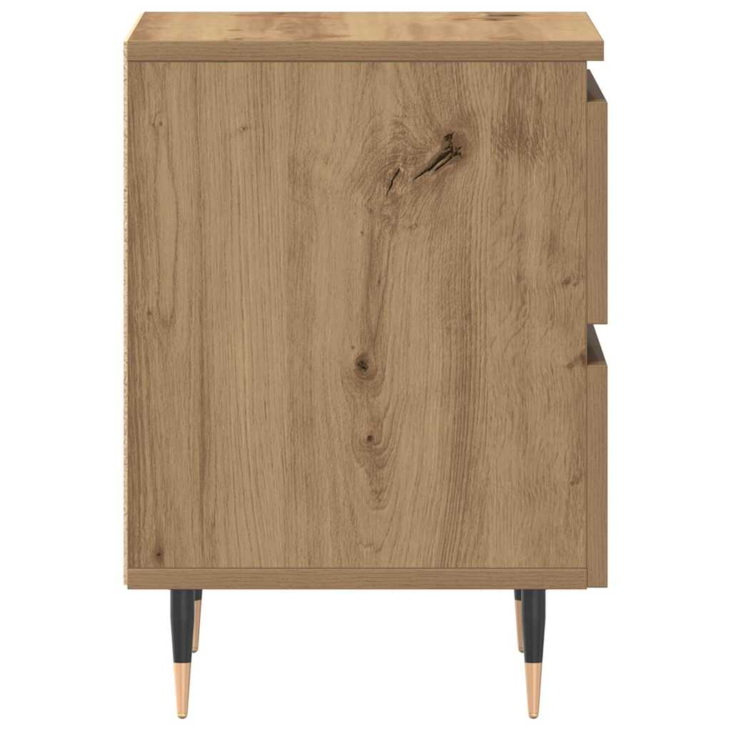 Bedside Cabinet Artisan oak 40 x 35 x 50 cm Engineered wood