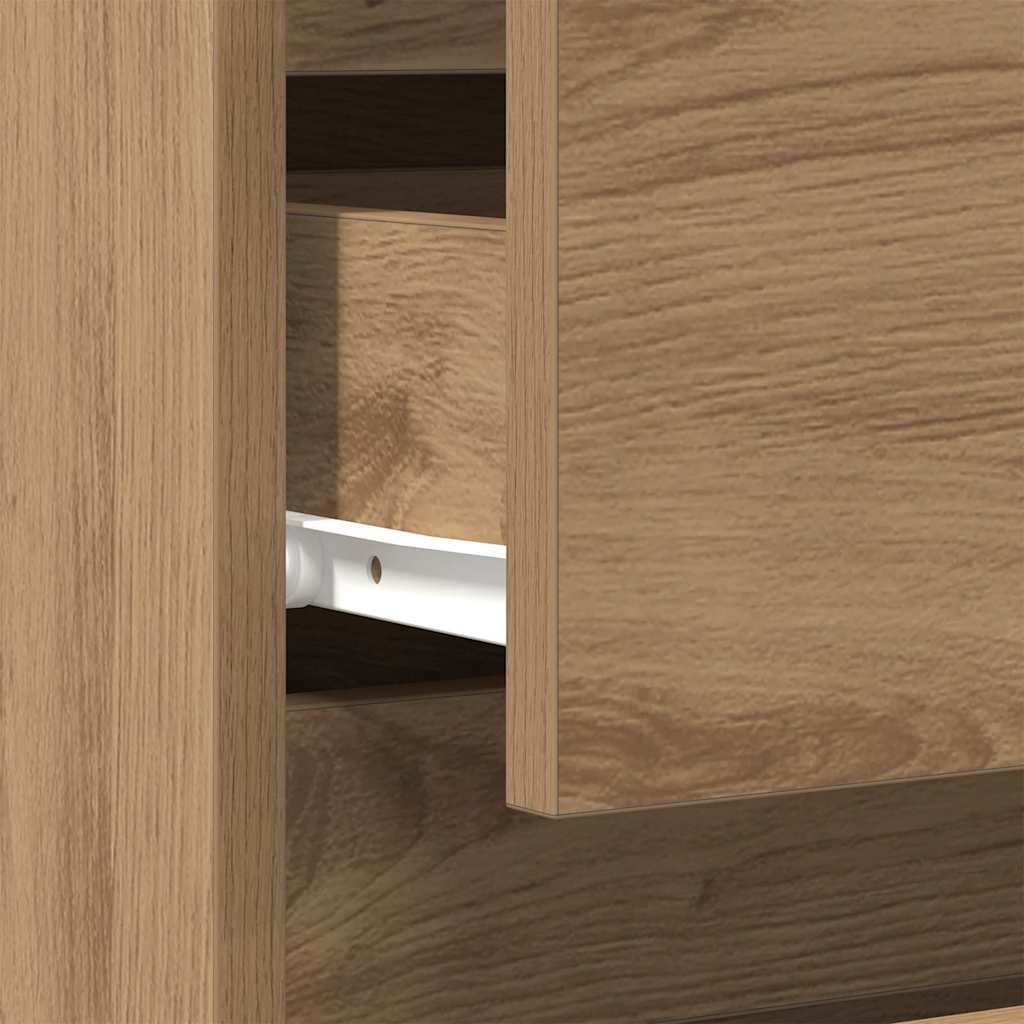 Bedside Cabinet Artisan oak 40 x 35 x 50 cm Engineered wood