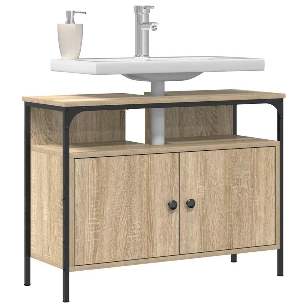 Bathroom Sink Cabinet Brown 80 x 30 x 60 cm Engineered wood