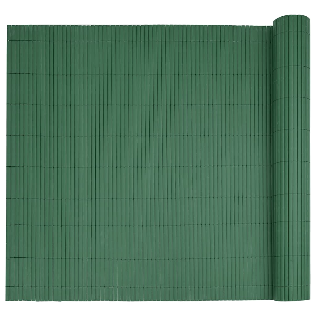 Garden Fence Double-Sided Green 1.8x5 m PVC