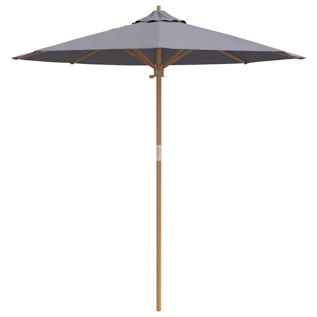 Garden Parasol Dark grey 217 x 217 x 230 cm Bamboo