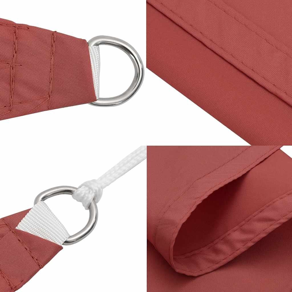 Sun Shade Sail Terracotta 2x2x2 m 100% Polyester Oxford