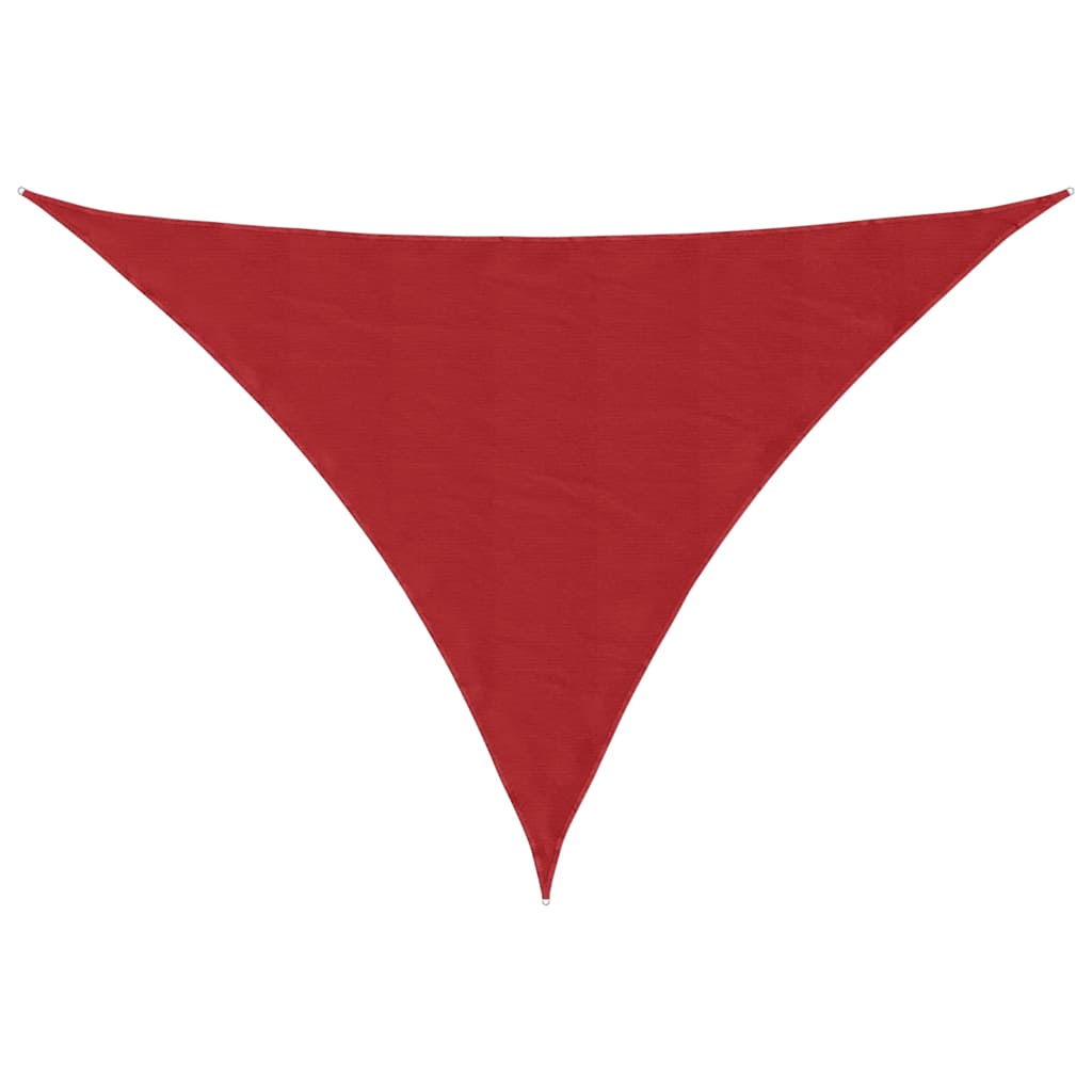 Sun Shade Sail Red 7x5x5 m 100% Polyester Oxford