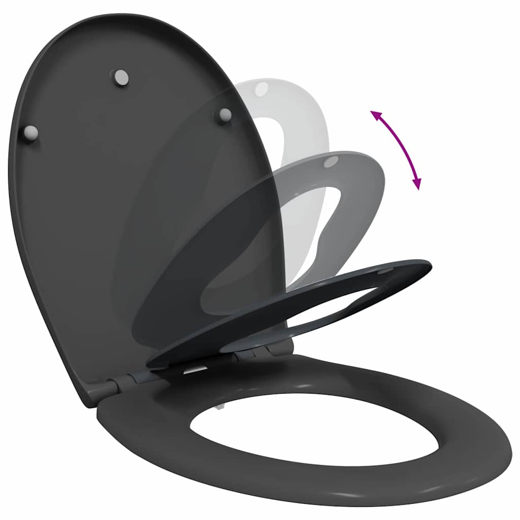 Quick Release Toilet suitable for Seat Anthracite