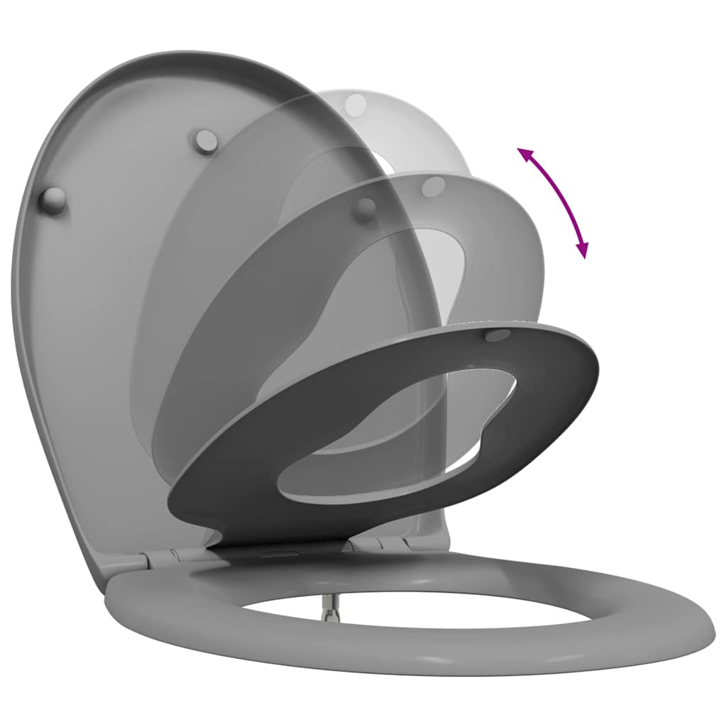 Quick Release Toilet suitable for Seat Grey