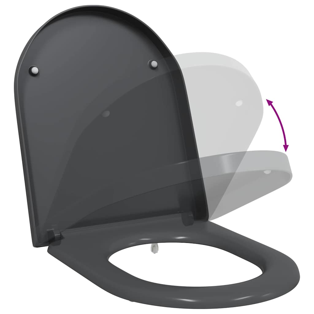 Quick Release Toilet suitable for Seat Anthracite