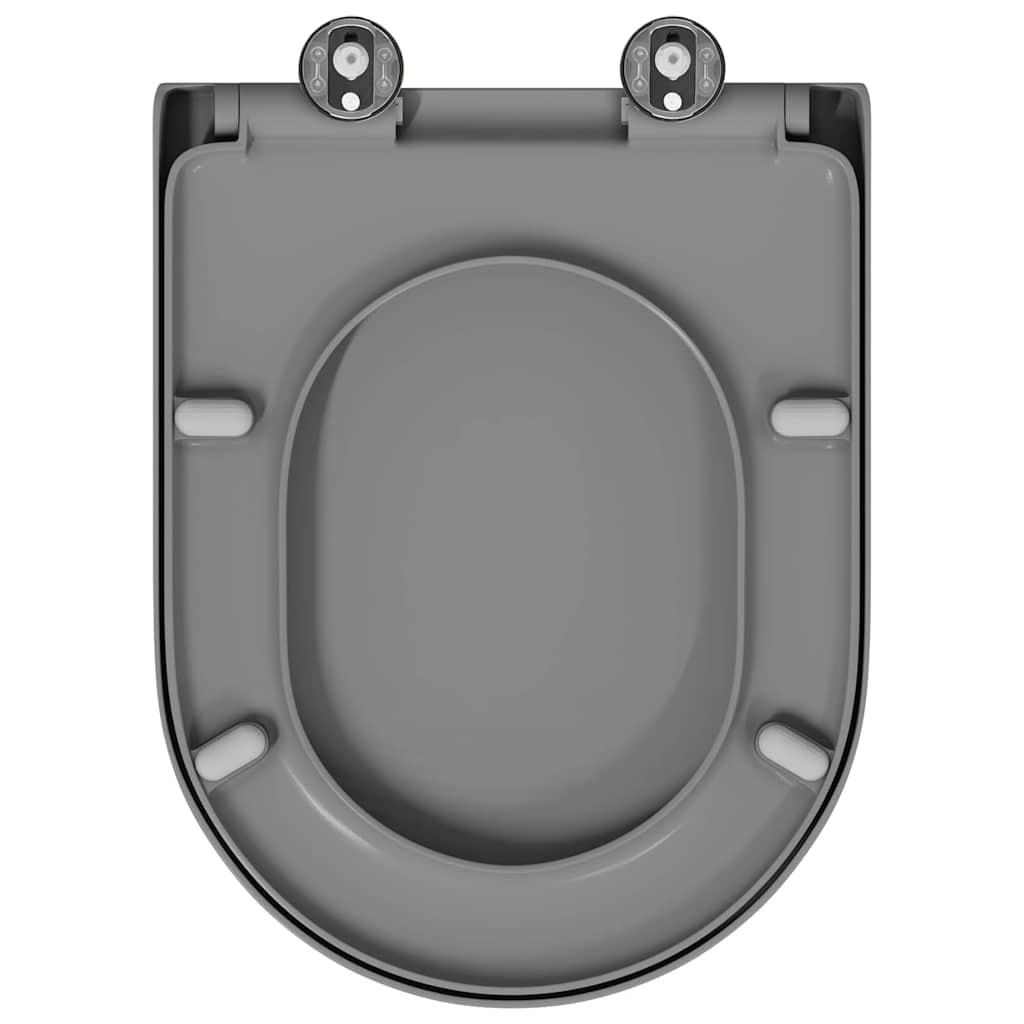 Quick Release Toilet suitable for Seat Grey 46.2 x 36 x 4.3 cm