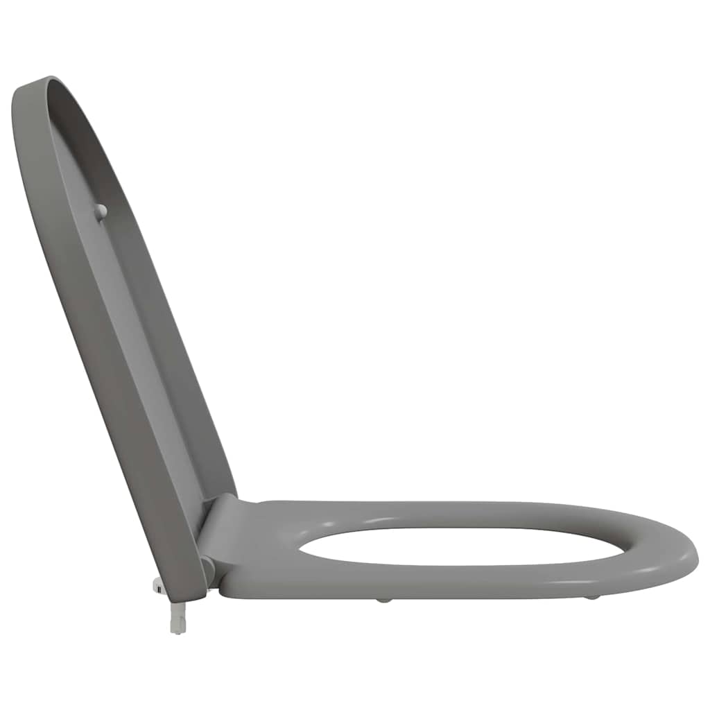 Quick Release Toilet suitable for Seat Grey 46.2 x 36 x 4.3 cm