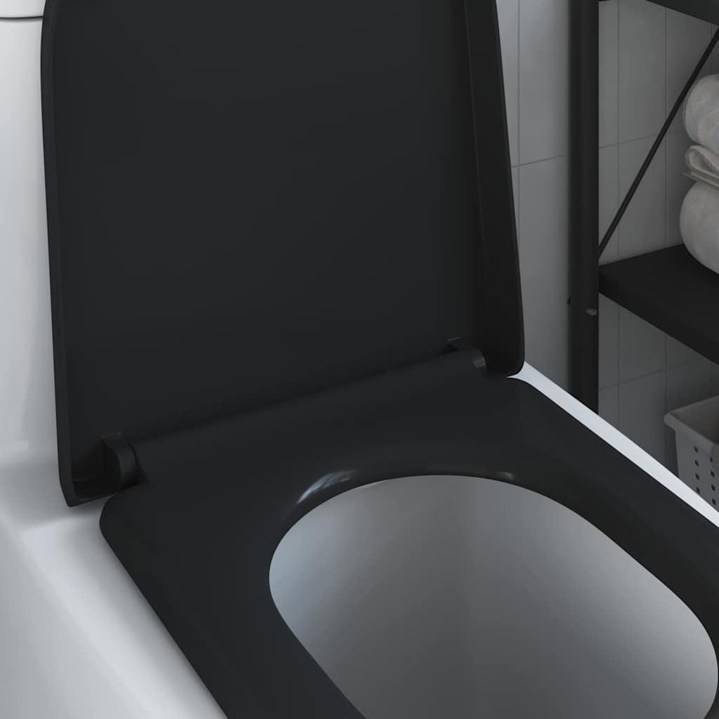 Quick Release Toilet suitable for Seat Black 46.2 x 36 x 4.3 cm