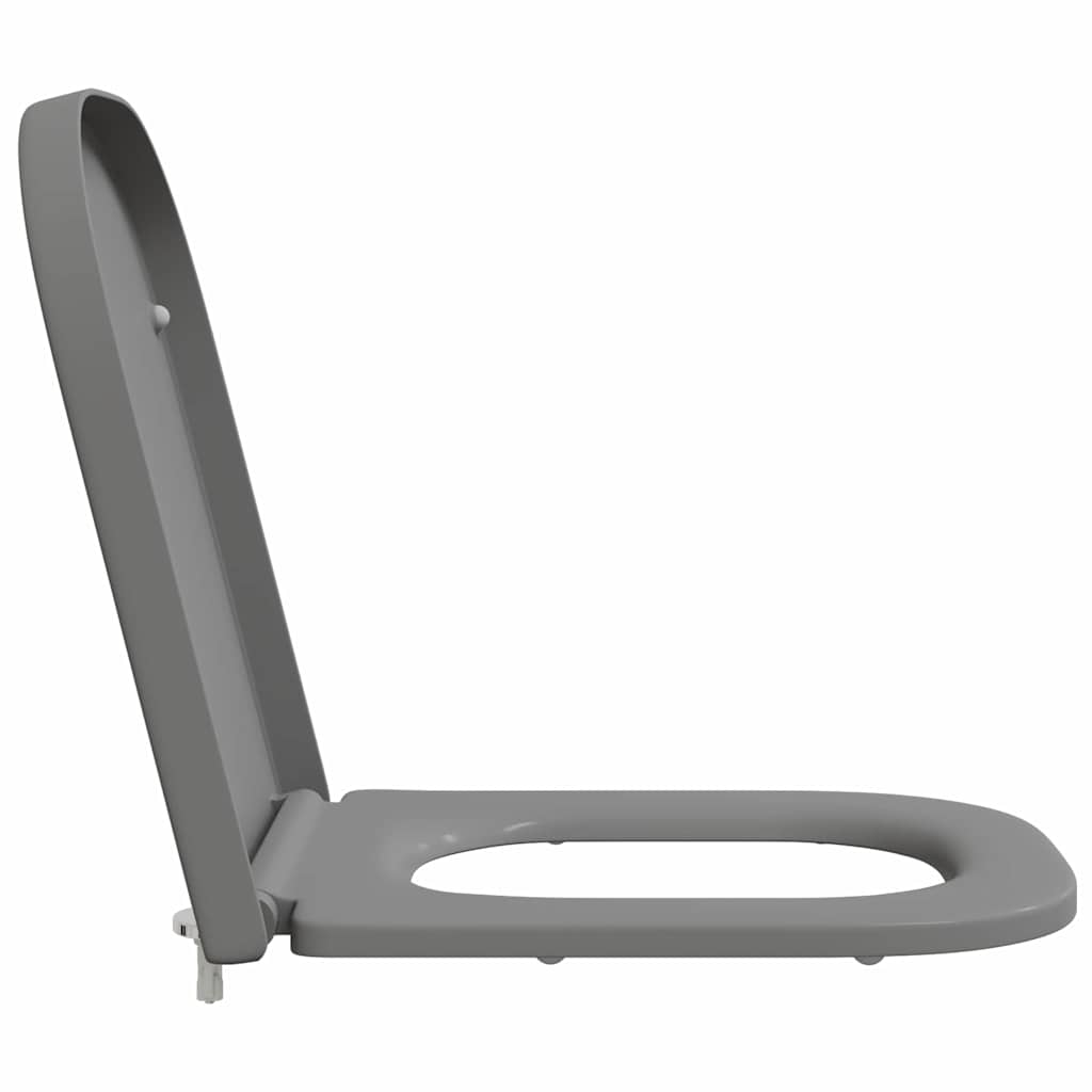 Quick Release Toilet suitable for Seat Grey 44.5 x 35 x 3.6 cm