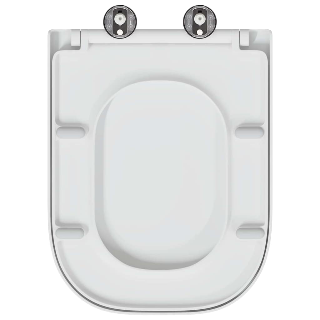 Quick Release Toilet suitable for Seat White 44.5 x 35 x 3.6 cm