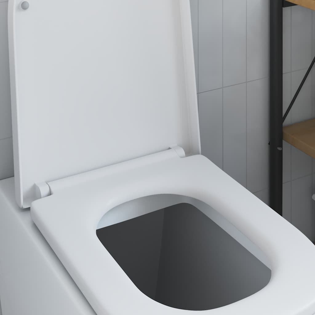 Quick Release Toilet suitable for Seat White 44.5 x 35 x 3.6 cm