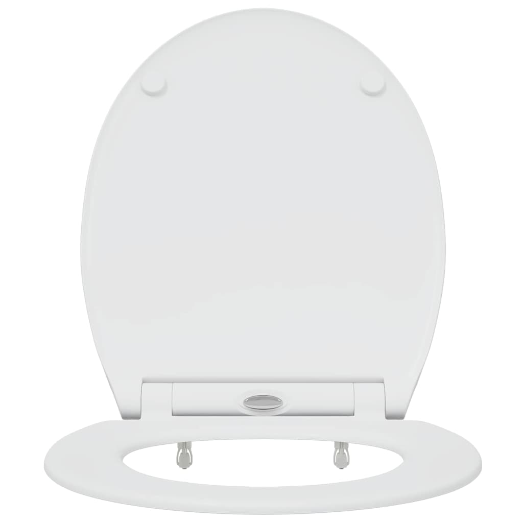 Quick Release Toilet suitable for Seat White 45.5 x 37.5 x 3.8 cm Duroplast
