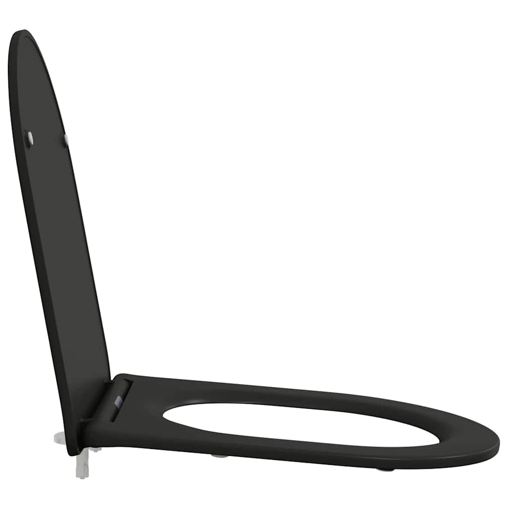 Quick Release Toilet suitable for Seat Black 44 x 36.4 x 3.4 cm