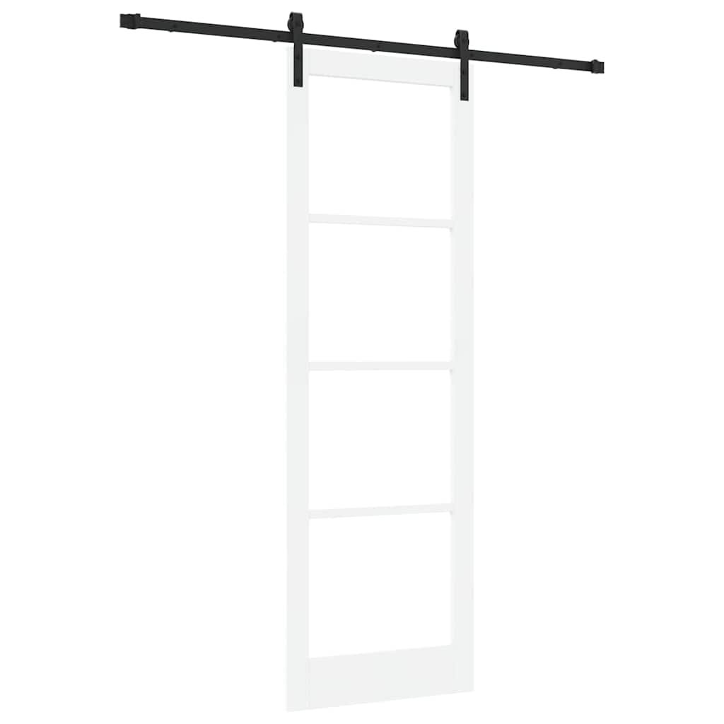 Sliding Door ORKDAL White 78 x 232 cm Solid Pine wood