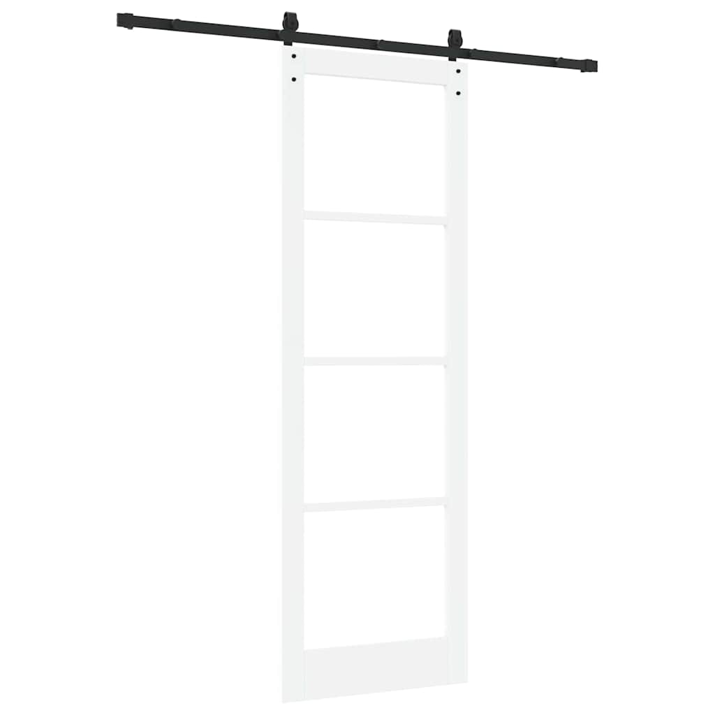 Sliding Door ORKDAL White 78 x 232 cm Solid Pine wood